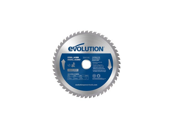 Lame en carbure de tungstène pour acier, EVOLUTION, 50 dents, alésage 20 mm diam. 210mm