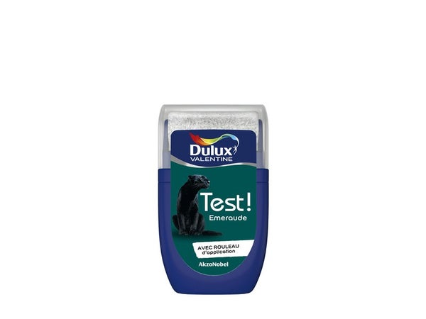 Testeur peinture émeraude satiné crème de couleur DULUX VALENTINE 30 ml