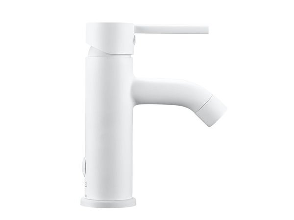 Mitigeur lavabo blanc mat, SENSEA Mia M