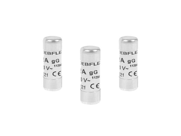 Lot De 3 Fusibles Céramique 2 A, 8.5 X 23 Mm