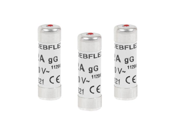 Lot De 3 Fusibles Céramique 20 A, 10.3 X 31.5 Mm