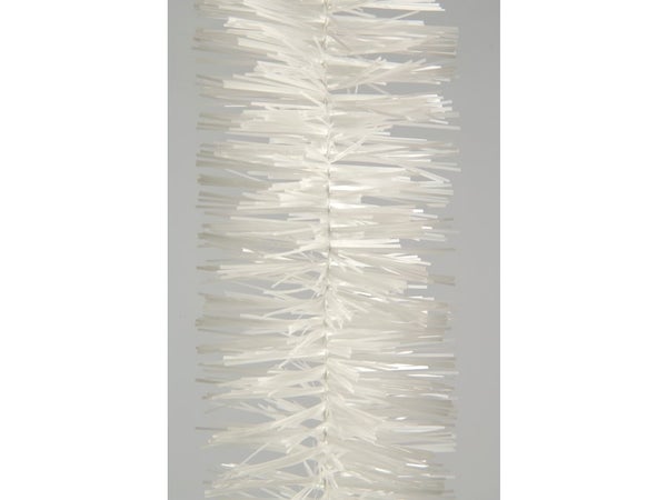 Guirlande brillante blanche 75mmx2.7m blanc