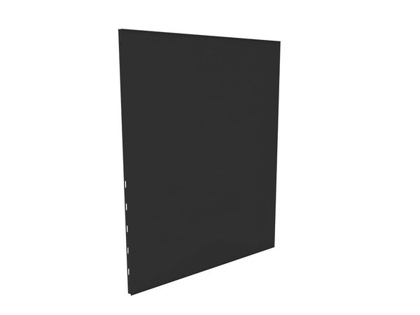 Plaque de protection sol noir DIXNEUF Ronde diam.80, l.80 cm x H