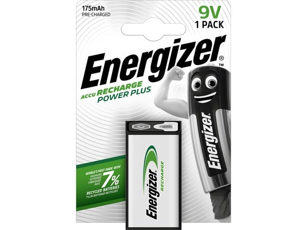 Pile Rechargeable 9 V, 175 Mah, Energizer