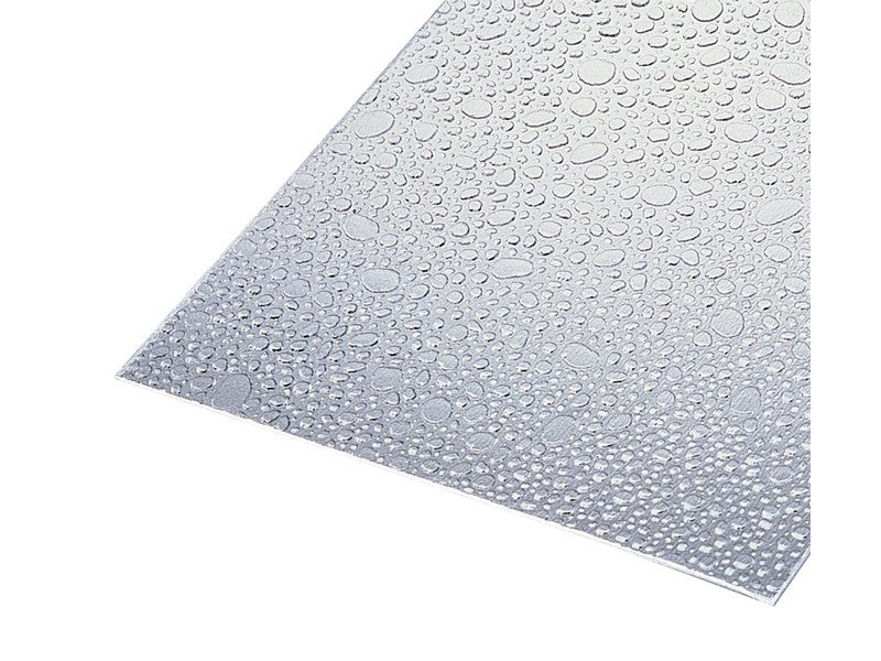Plaque polystyrène transparent lisse L.200 x l.100 cm Ep.4 mm