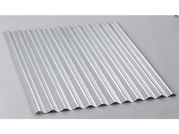 Plaque De Toiture Petite Onde Acier Galvanisé Gris L.0.9 X L.3 M, Sedpa