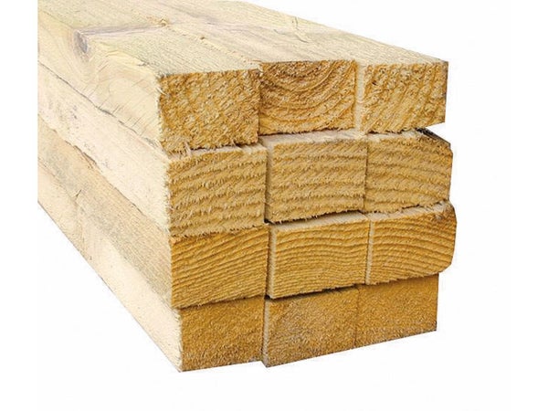 Latte sapin de pays traite bois brut 300 x 3.8 x 2.7