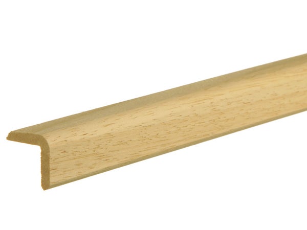 Baguette D'Angle Bois Exotique Blanc 230X24 Ep24