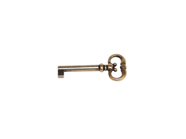 Clé Décorative Anglaise Laiton Laitonné