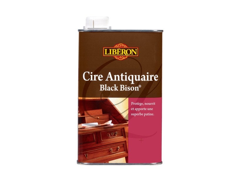 Cire Liquide Meuble Et Objets Antiquaire Black Bison® Liberon, Incolore 0.5  L