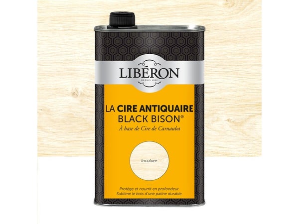 Cire Liquide Meuble Et Objets Antiquaire Black Bison® Liberon, Incolore 0.5 L