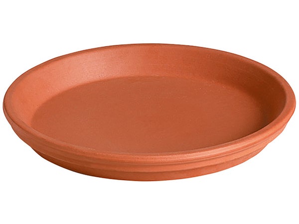 Soucoupe Terre Cuite Deroma Cotto Garden Diam.19.3 X L.19 X H.2.7 Cm Terre Rouge