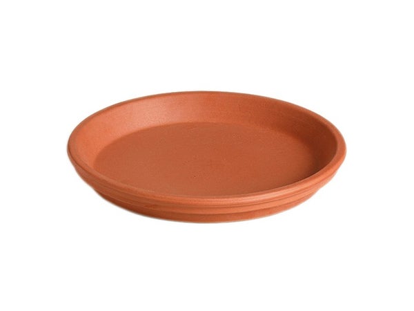 Soucoupe Terre Cuite Deroma Cotto Garden Diam.21.1 X L.21.0 X H.2.9 Cm Terre Rou