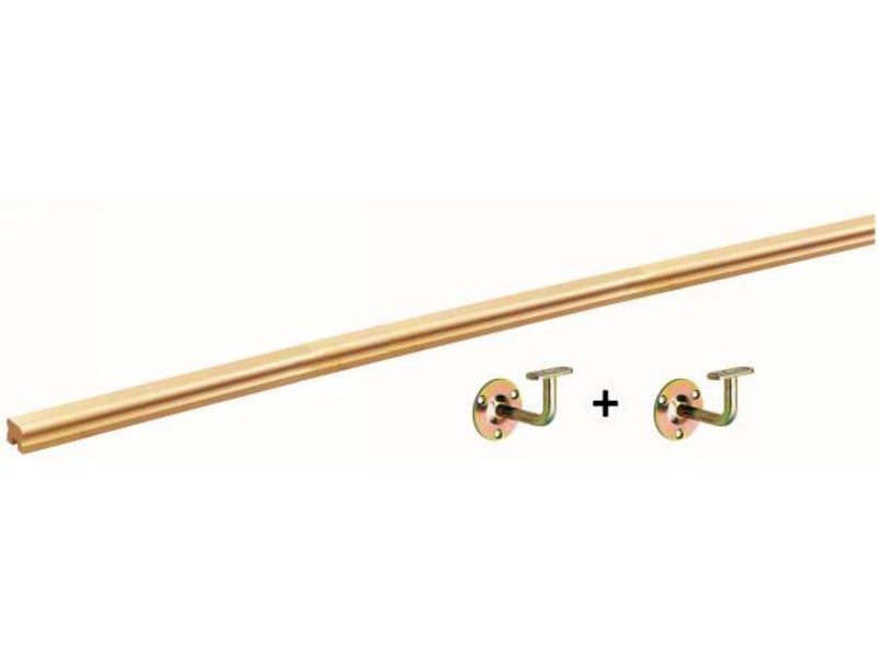 Main Courante En Acier Brossé – Balustrade De Jardin Ou Terrasse – Sans Marque – Neuf