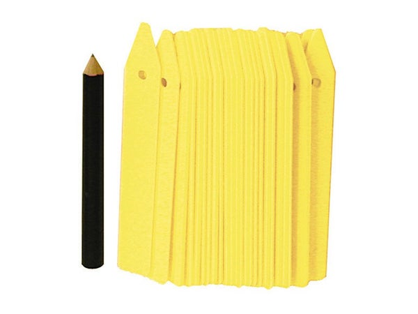 25 Étiquettes À Suspendre + Crayon Nortene