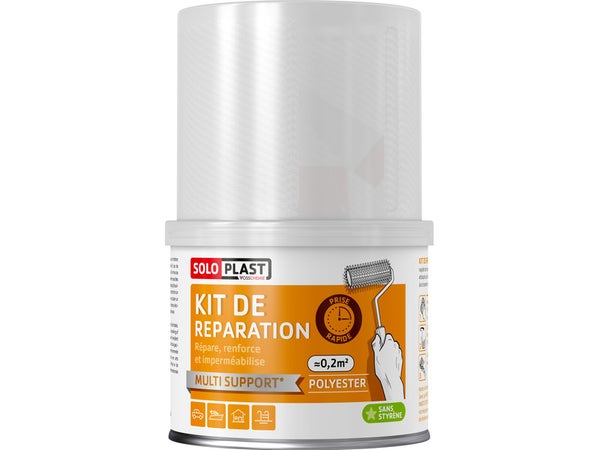 Kit Résine Kit Réparation Polyester Soloplast, 400G