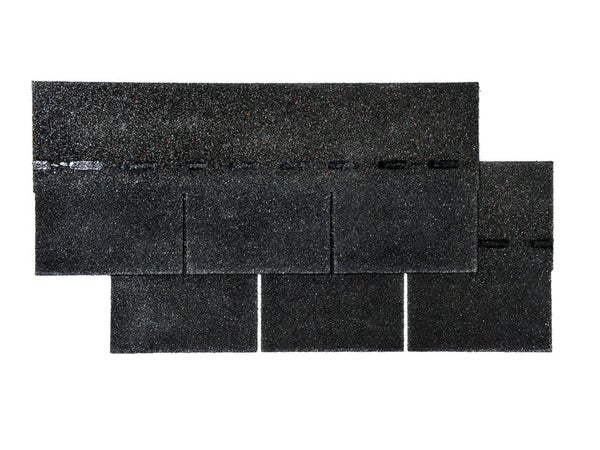 Bardeau Rectangle Bitume Noir L.0.336 X L.0.78 M Iko