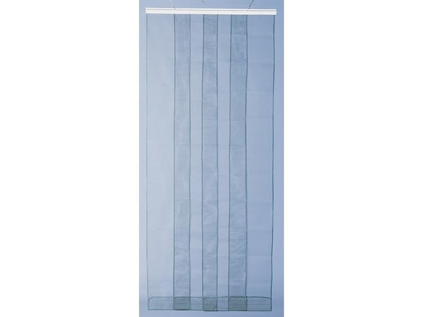 Rideau Portière Moustiquaire Arles Morel, Bleu, 220X100Cm