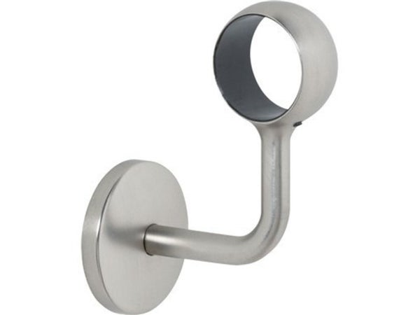 Platine coudée métal brosse
