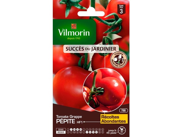 Tomate pépite, hybride f1 VILMORIN 0.3 g