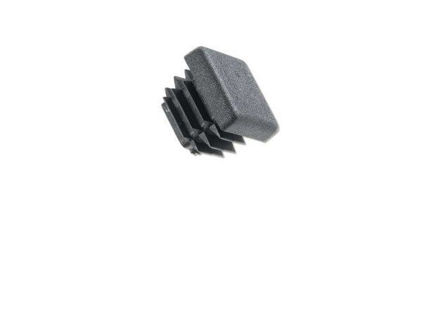 Lot De 2 Embouts Carrés Pvc Mat, L.23.5 Mm