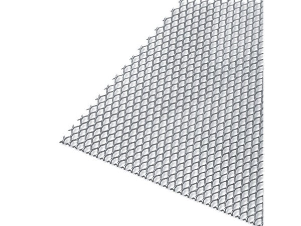 Tôle Aluminium Métal Déployé Époxy Noir L.25 X L.50 Cm Ep.1.6 Mm