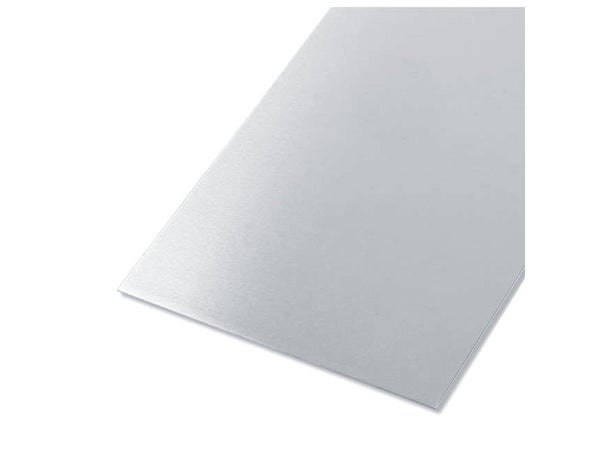 Tôle Aluminium Lisse Brut Gris L.25 X L.50 Cm Ep.0.8 Mm