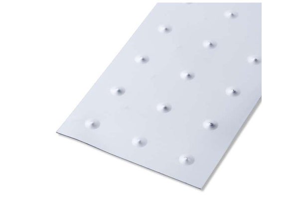 Tôle Aluminium Emboutie Anodisé Gris L.60 X L.100 Cm Ep.0.7 Mm