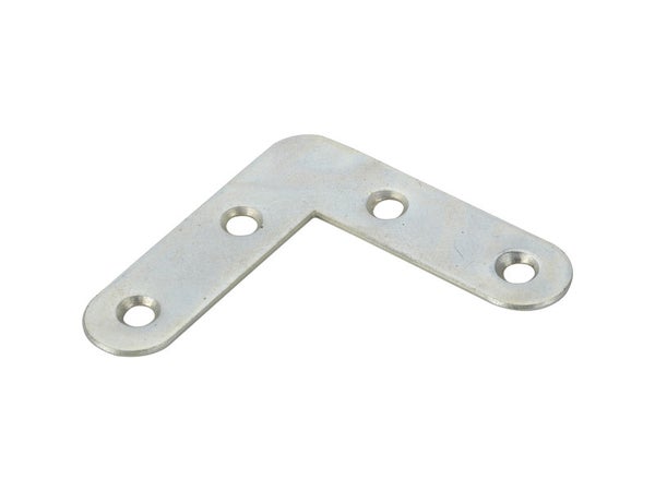 Équerre d'assemblage plate en acier zingué, HETTICH, l.60 mm