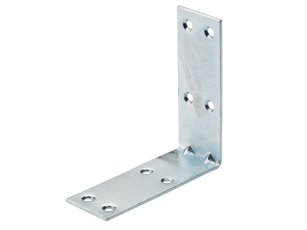 Équerre d'assemblage en acier zingué, HETTICH, l.80 mm