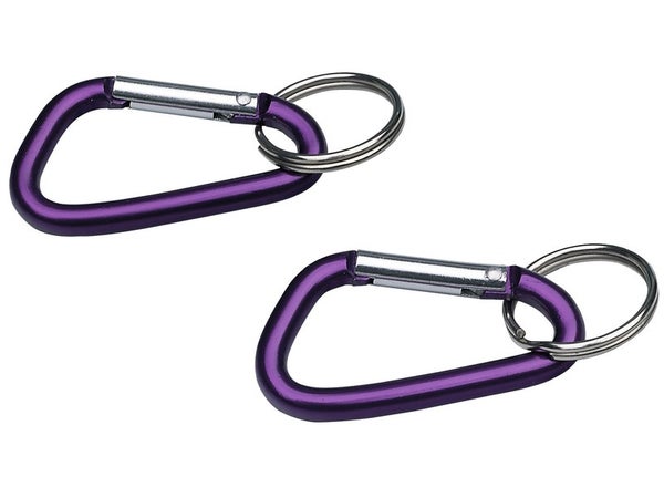 Accessoire Porte-Mousqueton Porte-Clés En Aluminium, Diam 0,5 Et 0,6Mm