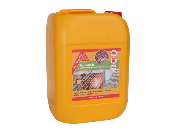 Traitement Pour Toitures, Façades Et Terrasses Sika, 20 L