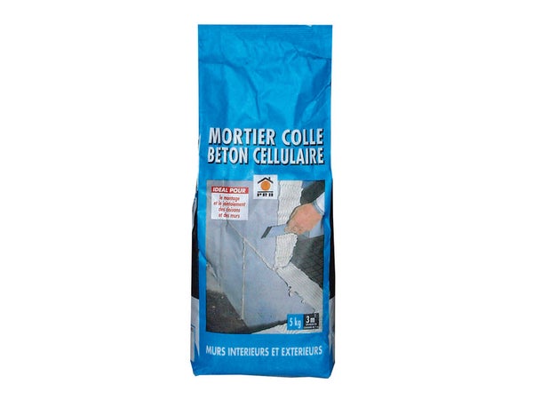 Mortier Colle, Poudre Prb Blanc 5 Kg