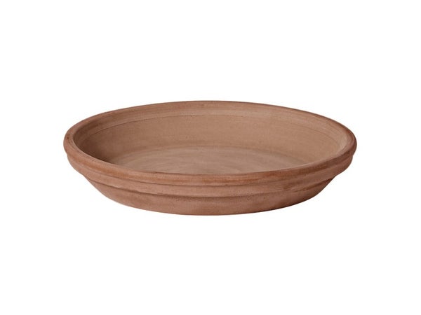 Soucoupe Argile Deroma Moka Garden Diam.15 X L.15 X H.2.5 Cm Chocolat