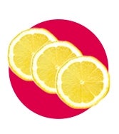 3 citrons + 1L d’eau