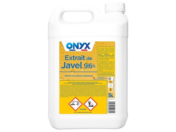 Extrait de javel 9,6% chlore actif ONYX, 5L