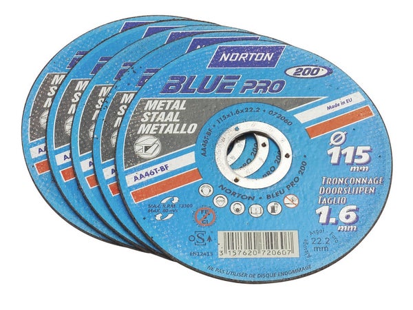 Disque Métal Pour Métal Norton, Diam.115 Mm