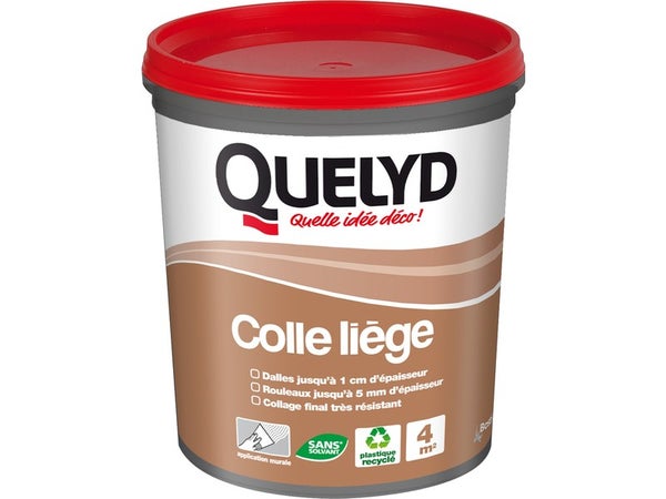Colle Polystyrène / Bois / Liège Quelyd, 1 Kg