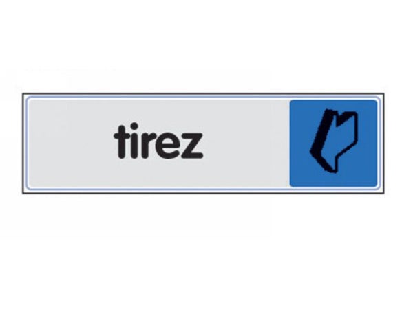 Plaque Tirez En Plastique