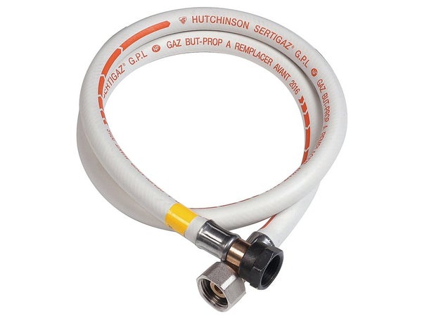 Tuyau Caoutchouc Gaz Bp, Garantie 10 Ans, H.150 Cm Gazinox