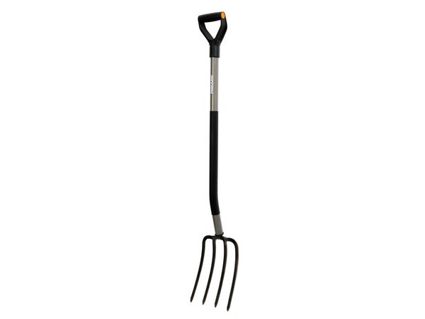 Fourche À Bêcher Acier Fiskars Manche Acier L.121 Cm