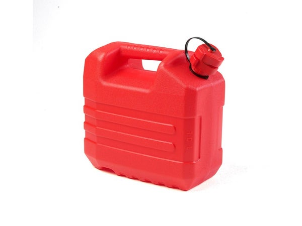 Jerrican En Polyéthylène Eda Rouge, 10 L