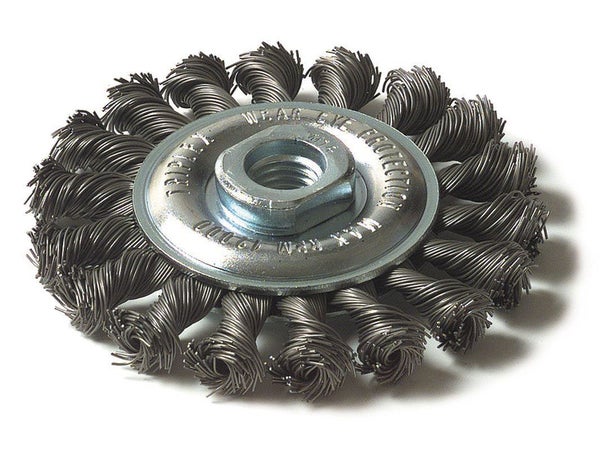 Brosse Circulaire Meuleuse Pour Métal Tivoly, Diam.95 Mm