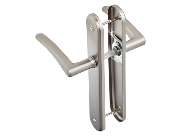 2 2 Poignées De Porte Eve Sans Trou Inspire, Aluminium Entraxe 195 Mm