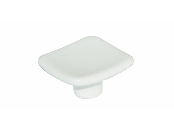 Bouton De Meuble Porc Carre 37 B Blc