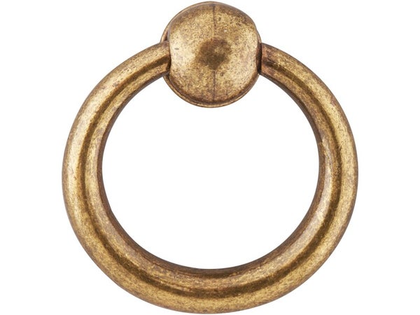 Bouton De Meuble Rond Vieil Or Zamak H.36 X L.35 X P.13 Mm