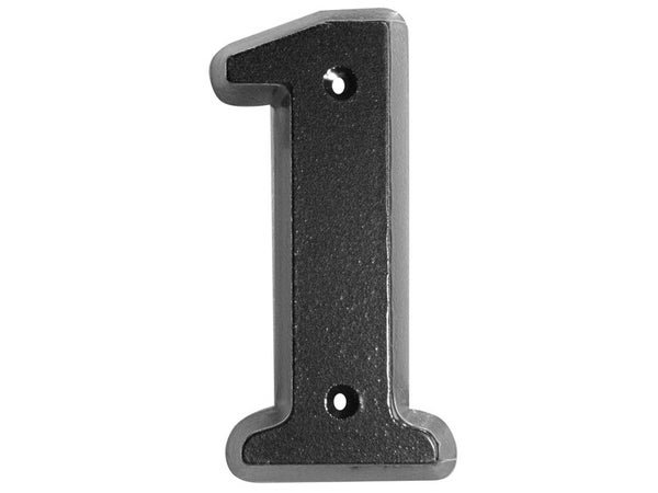 Chiffre 1 En Zamak Mat H.8 X L.4.5 Cm