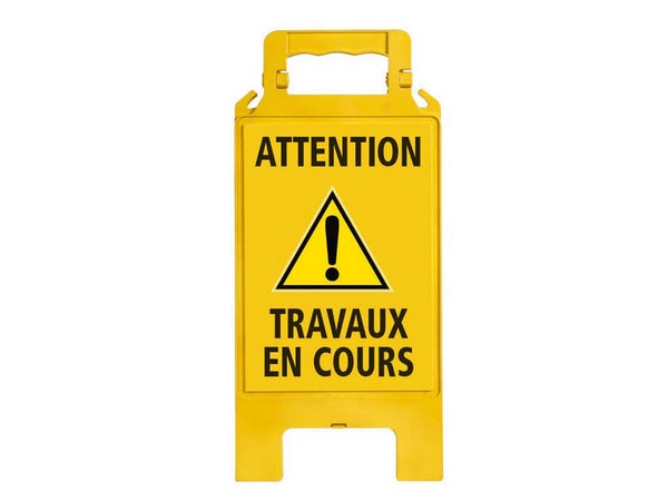 Chevalet Attention Travaux En Cours En Polypropylène