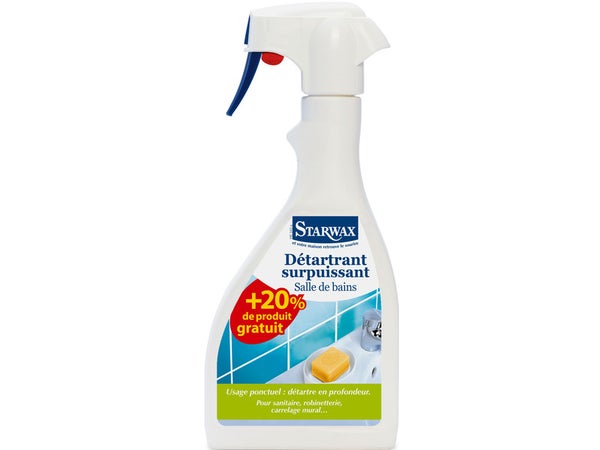 Anticalcaire Detartrant Surpuissant Salle De Bains 500Ml+20% Gratuit Starwax0.6