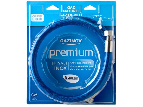 Flexible Inox Gaz Naturel Validité Illim. Garantie À Vie,1.5M Masterinox Premium